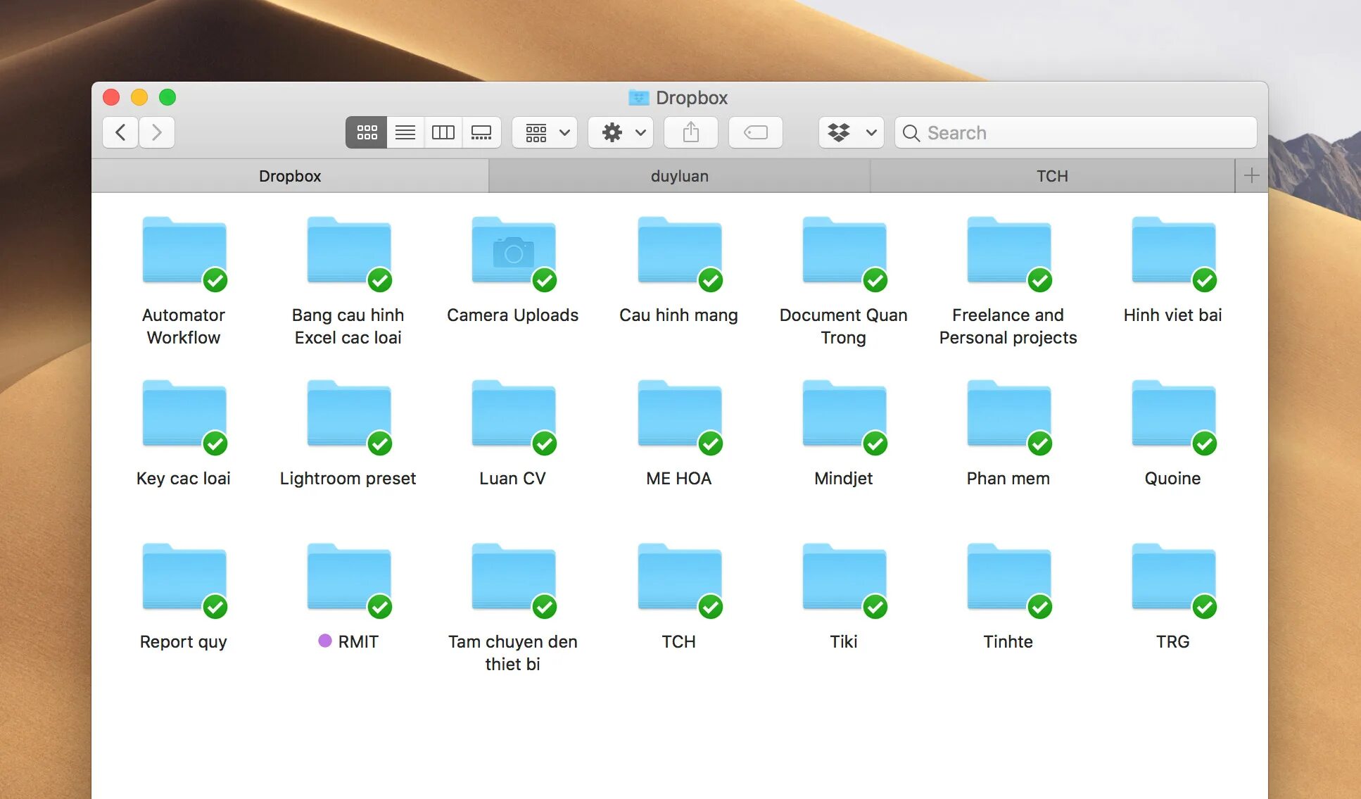 Tabs framework