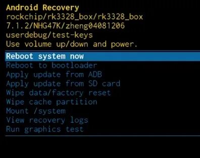 Recovery телевизора