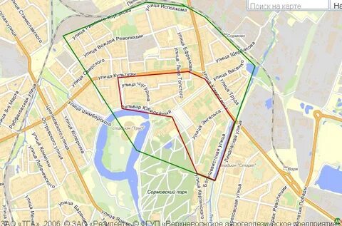 Микрорайоны сормова