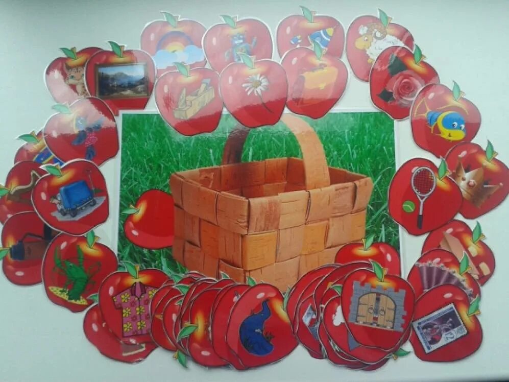 Дидактическая игра собери корзину