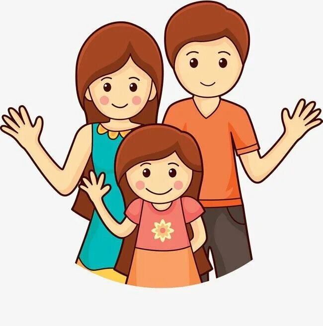 Мама папа приложение. Изображение семьи. Семья иллюстрация. Семья 3 человека. Семья мультяшная.