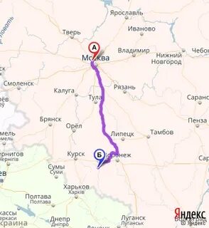 Елец брянск расстояние