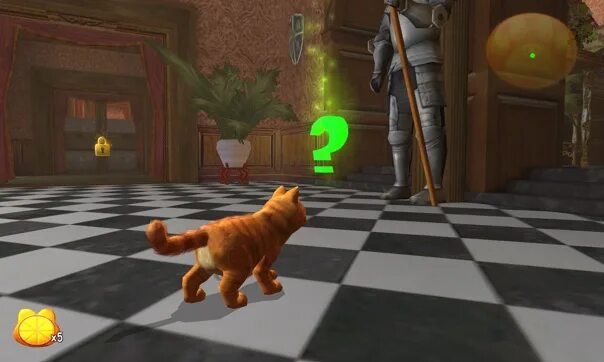 Garfield 2 игра. Игра Гарфилд в замке. Garfield: a Tail of two Kitties игра. Кот Гарфилд игра. Играй гарфилд