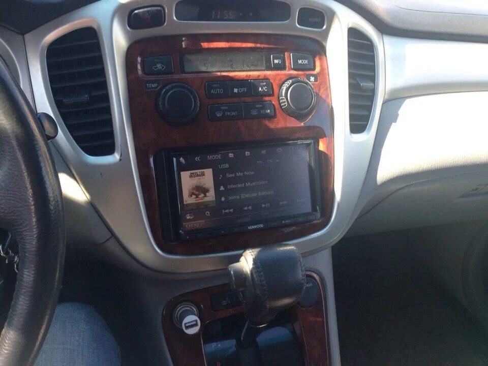 Переходная рамка Toyota Highlander (2008-2014), рамка для замены штатной магнито