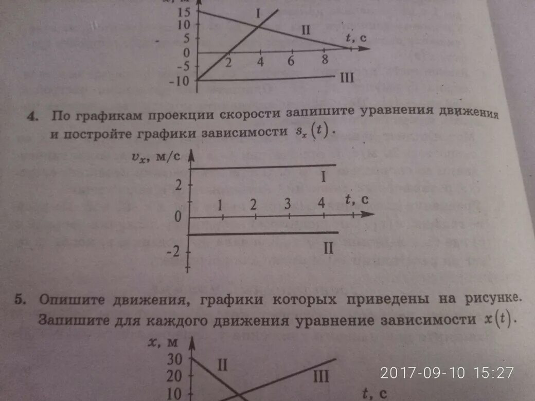 Записать уравнение скорости тела. Графики зависимости скорости от времени. Графики проекции скорости. Проекция перемещения по графику проекции скорости. Уравнения и графики движения..