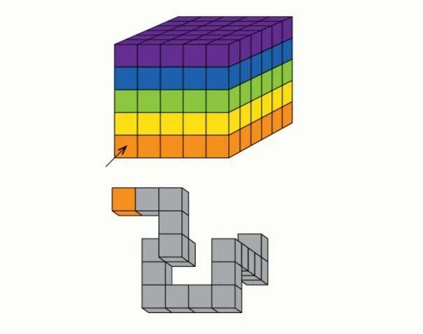 Из кубиков собрали параллелепипед. Параллелепипед из кубиков. У Тани есть параллелепипед из кубиков окрашенный по слоям. У Тани есть параллелепипед из кубиков. Параллелепипед и куб из кубиков.