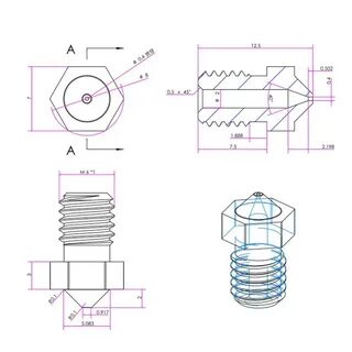 3d принтер диаметр сопла