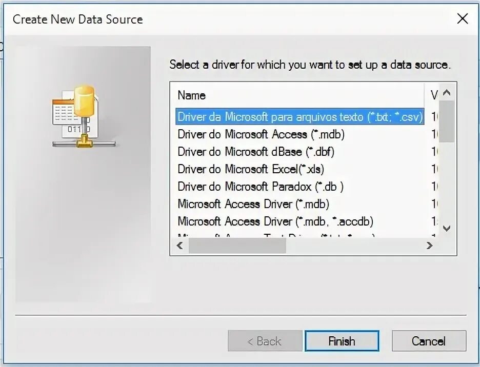 Драйвера access