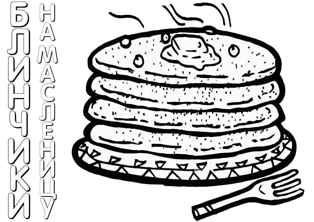 Pancakes worksheets for kids