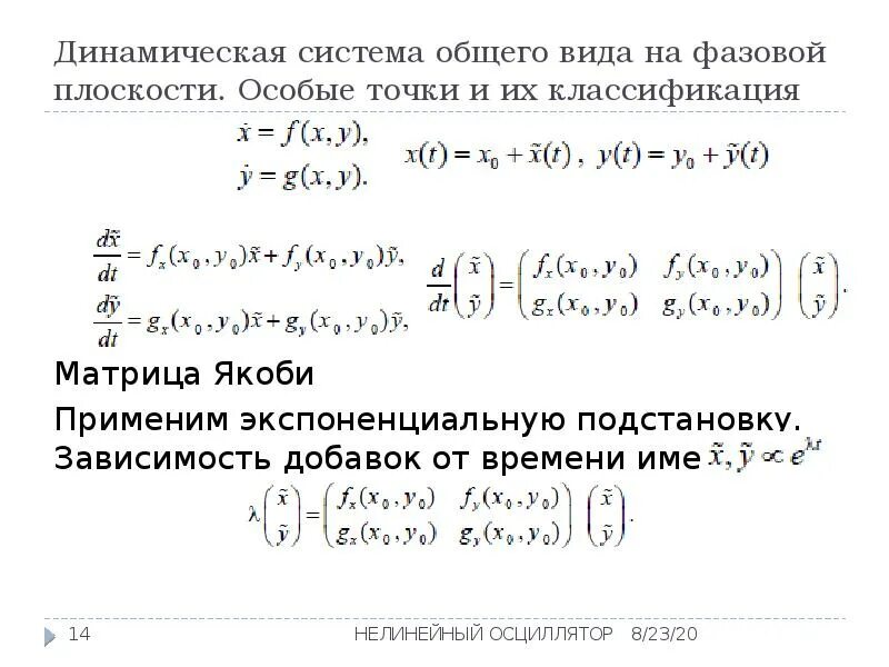 Особая точка определение