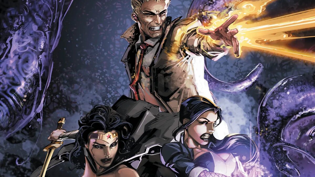 Justice in the dark. Justice League Dark Constantine and Zatanna.