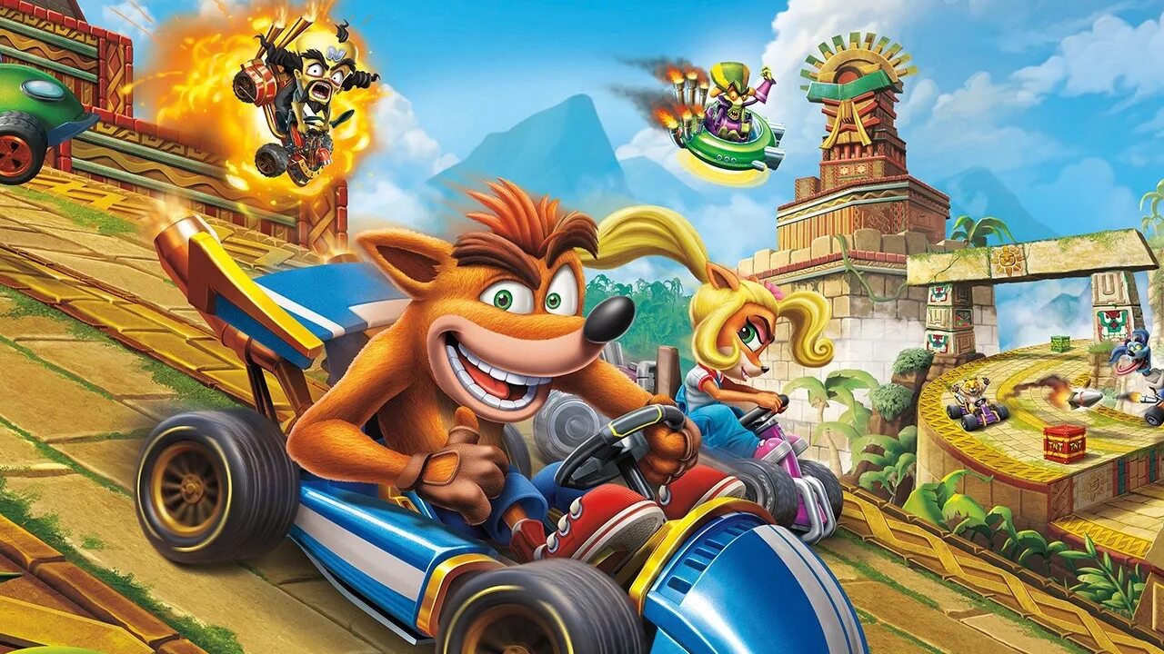 Крэш бандикут гонки. CTR crash Team Racing. Crash Bandicoot CTR ps4. Crash Team Racing Nitro-fueled.