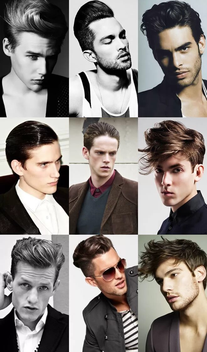 Мужские прически. Стиль волос мужской. Разные причёски мужские. Мужские стрижки коллаж. Названия модных мужских