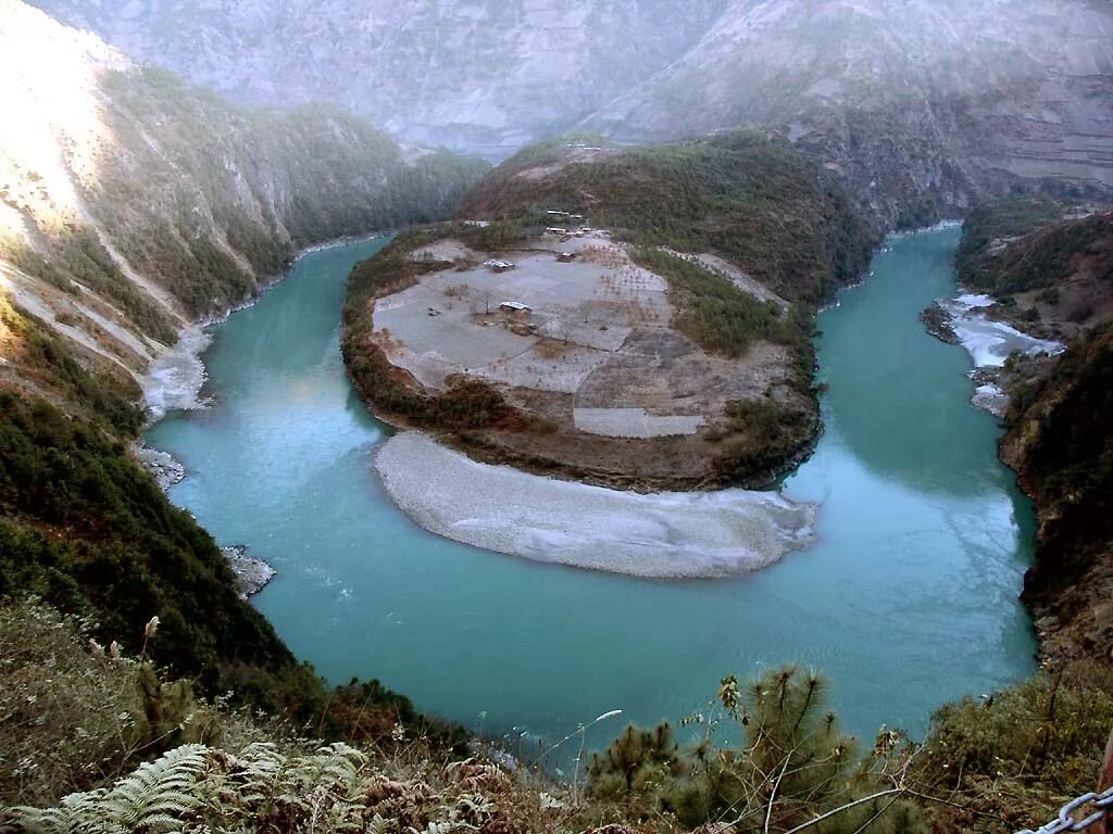 26. Три параллельные реки. Провинция юньнань национальный парк. Река салуин. Река янцзы китай.