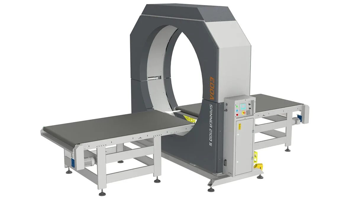 Обмотчик стрейч пленкой. Упаковочный станок Edda EASYWRAP 100. Стрейч обмотчик. Станок для упаковки в стрейч пленку.