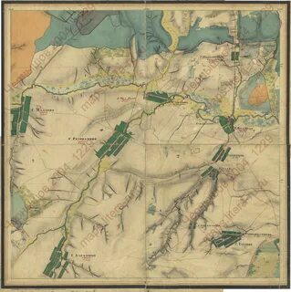 Карта менде нижегородской губернии 1850 с привязкой