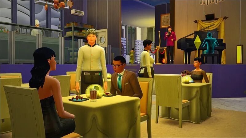 Сердитое настроение симс. The SIMS 4. В ресторане. Ресторан в симс 4. Симс 4 кафе и рестораны. Ресторан для стренджевиля в симс 4.