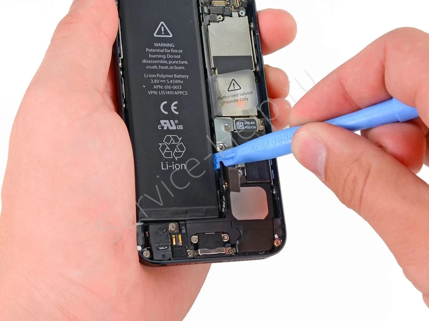 Как заменить аккумулятор на айфон 5s Замена аккумулятора / батареи в iPhone 5