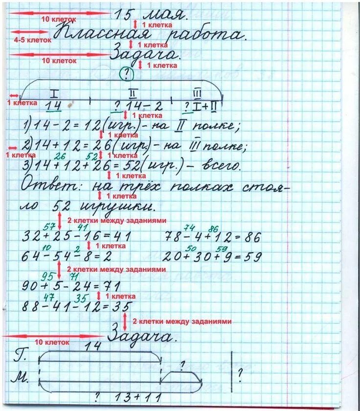 Как оформить задачу в 1 классе