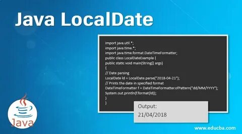 Localdate java