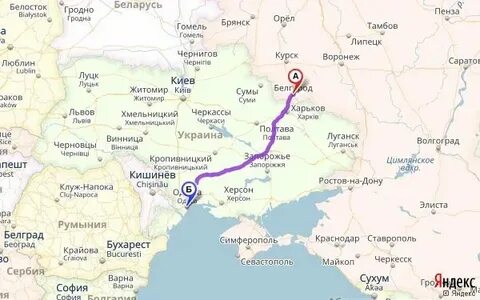 Сколько до украины по прямой