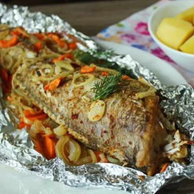 Рецепт вкусной рыбы в фольге