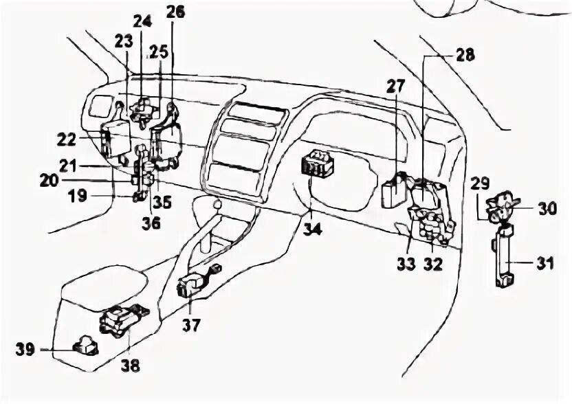 Купить Блок реле и предохранителей Toyota Corona Premio 1996-2001 ST210 в Красно