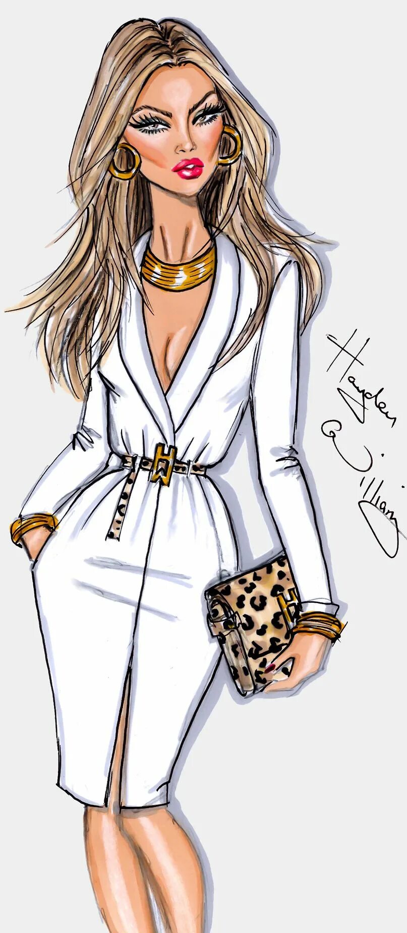 I love Inslee illustrations Модельеры, Мода цифры, Стили платьев