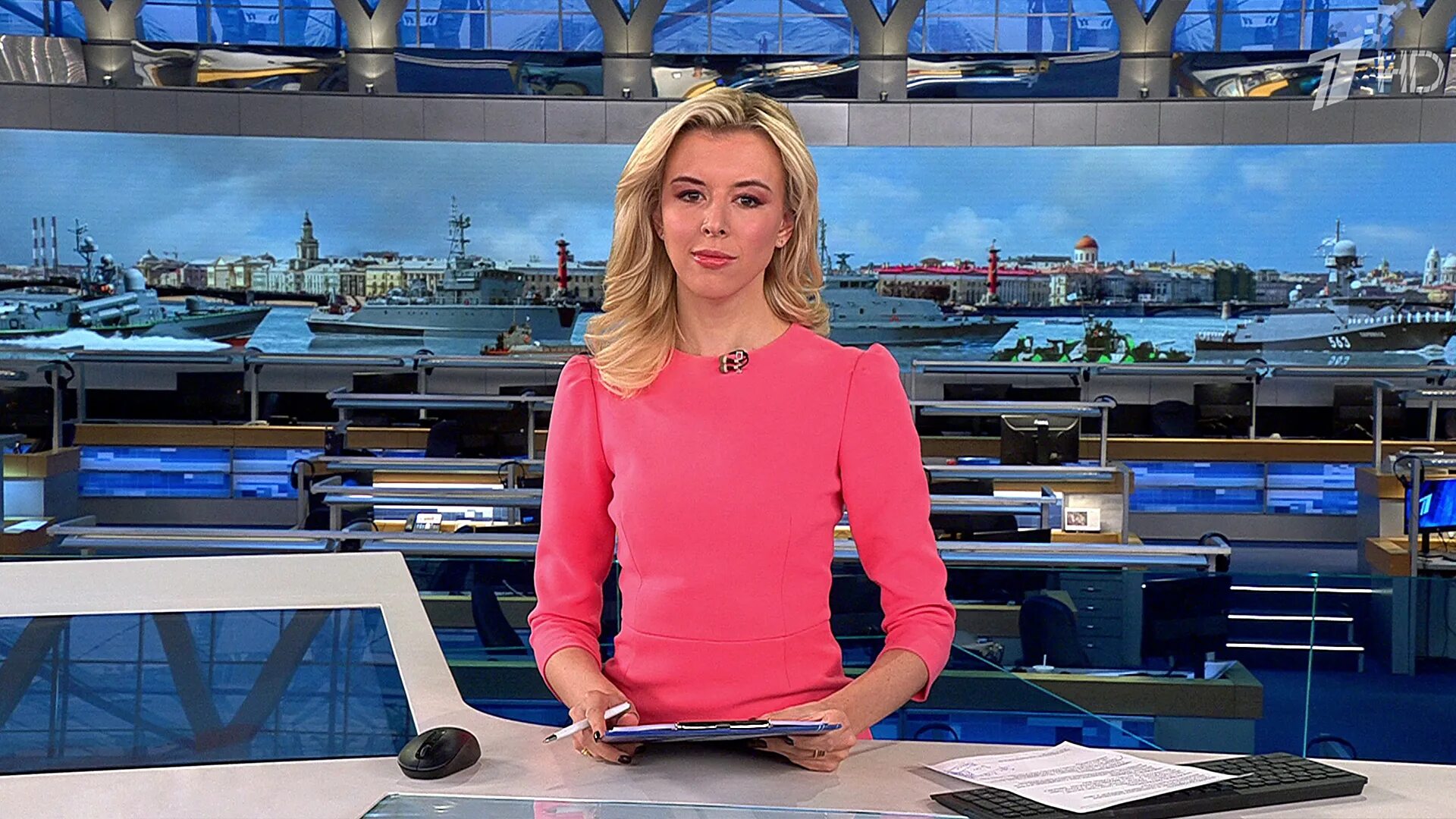 1 канал 12 апреля 2024. Ведущий новостей 1 канала в 21.00 Клименов.