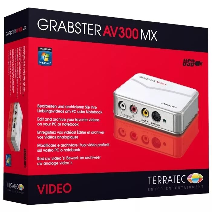 Terratec Grabster av 300 MX. Terratec Grabster av 350 MX. Terratec Grabster av 450 MX. Terratec Grabster av 300 MX или похожие товары.