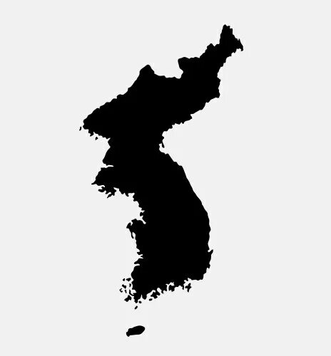 Черная карта кореи как выглядит Map North Korea Изображения: просматривайте стоковые фотографии, векторные изобр