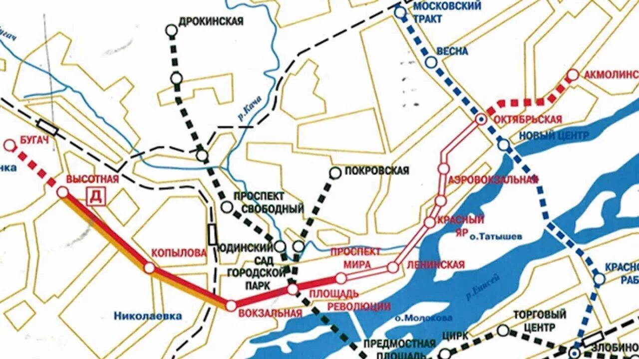 Строительство метро в красноярске. Станции метро красноярск на карте. станции метро красноярск схема. план станций метро в красноярске. красноярское метро схема 2025.