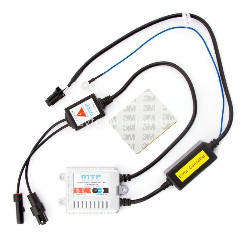 Блок розжига ксенона mtf light 35 w. Mtf can bus. Блок розжига mtf light can bus 12v 50w (с обманкой). Mtf can bus. Canh7w_блок 'обманка' mtf light h7 для с.
