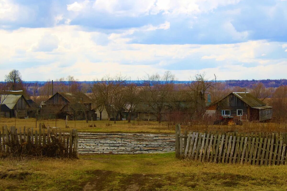 Какая раньше была деревня