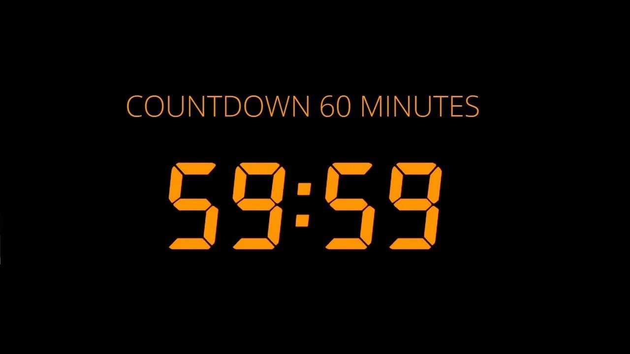 Поставь таймер на час 1 минуту. Таймер на 1 час. Таймер на час. Countdown 60 minutes. Таймер от 0 до 1 часа.