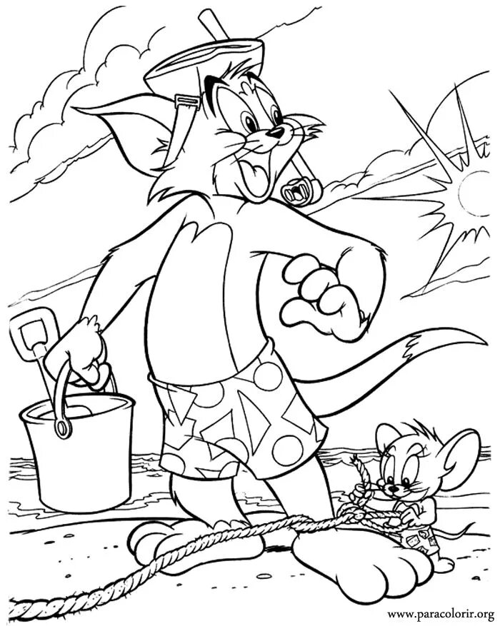 Том и джерри раскраска для детей распечатать Tom And Jerry Coloring Book Disney coloring pages, Cool coloring pages, Cartoon