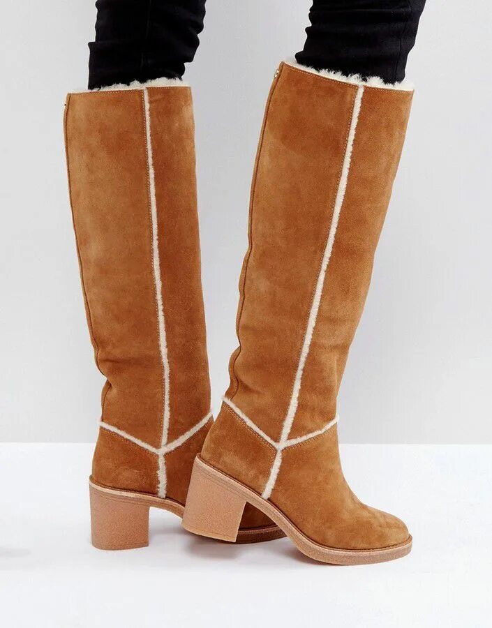 Сантони сапоги женские высокие. UGG Knee High Chestnut. Сапоги замшевые зимние женские. Купить замшевые зимние сапоги