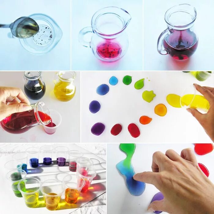 Что делают цветные. Эксперименты с цветом для дошкольников. Эксперименты с красками. Эксперименты с водой и красками. Опыты с красителями для детей.