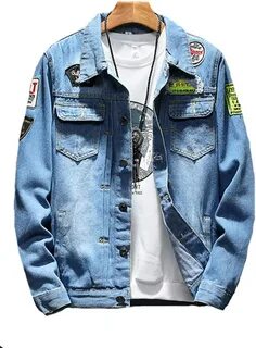 Men's Denim Jacket Ripped Distressed 15 Best Denim Jackets for Men 202...