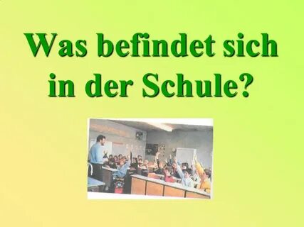 In der schule