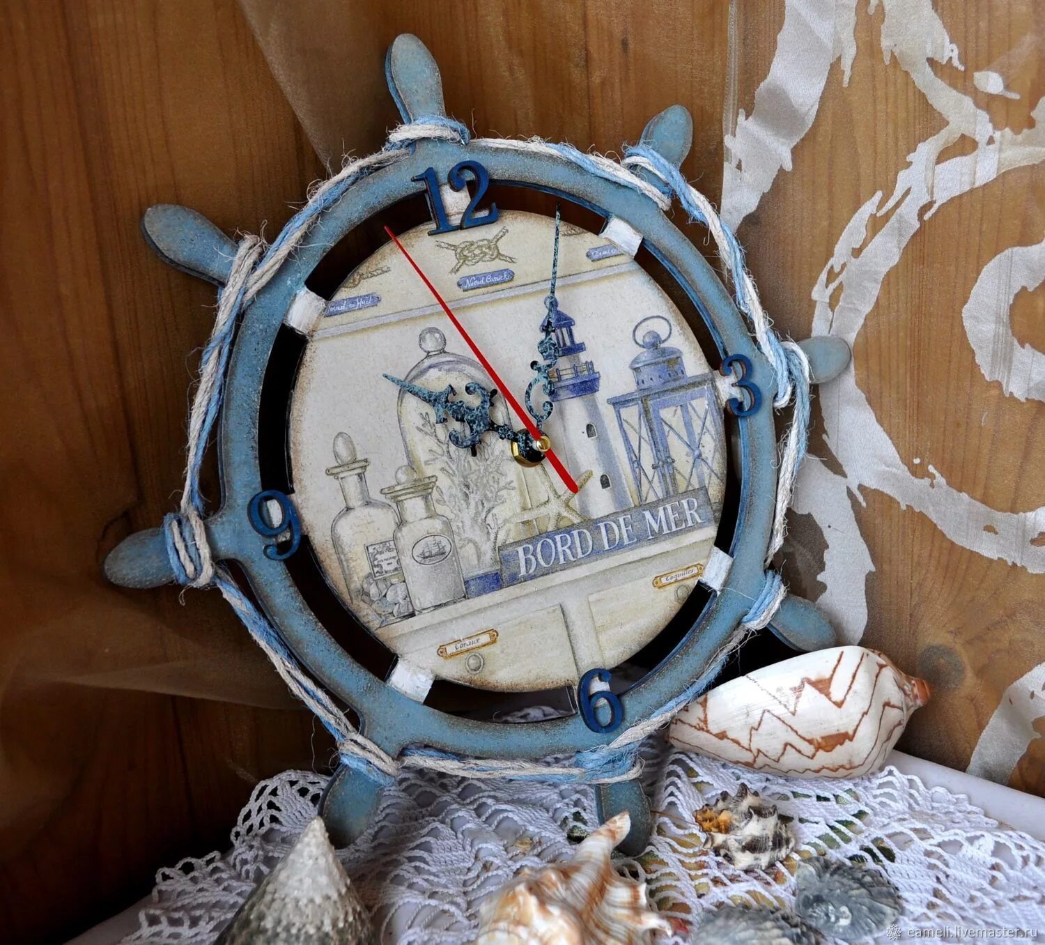 Часы морская тематика. Часы в морском стиле настенные. декор часов в морском стиле. часы в виде штурвала.