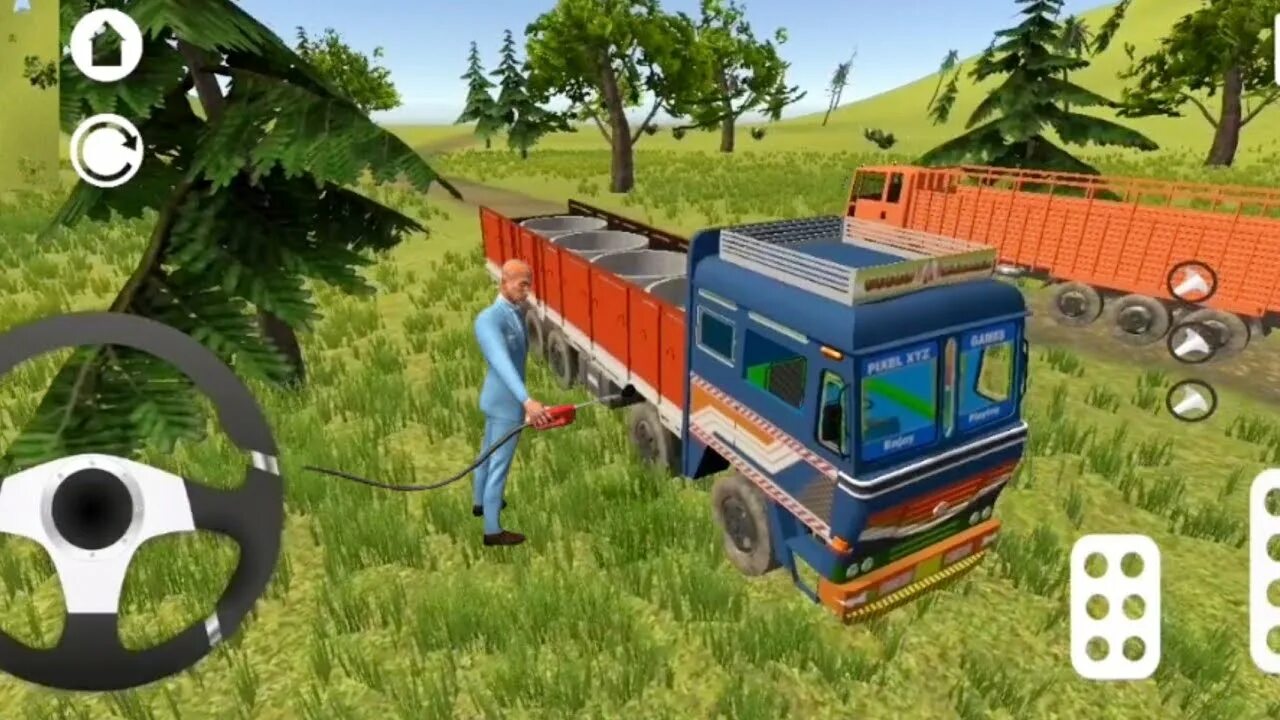 Indian Truck off Road Simulator. Cargo c869.