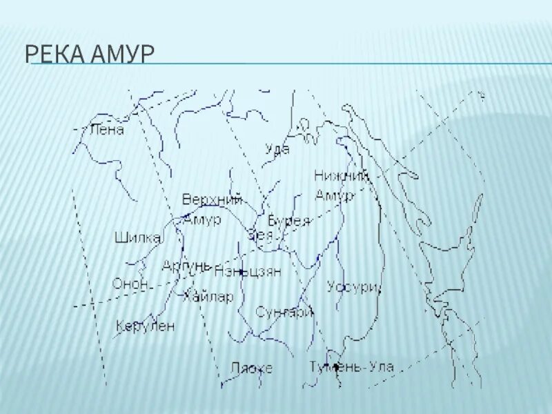 Бассейн реки амур на карте. Схема реки Амур. Схема Речной системы реки Амур. Река Амур на карте.