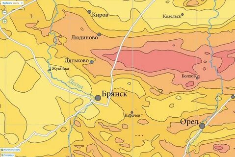 Карта дятьково