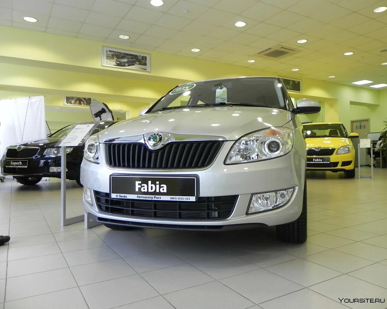 Škoda Модельный ряд. Skoda Octavia в автосалоне.