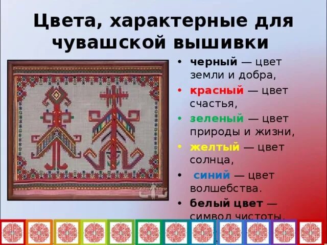 Изображение характерных. Символы Чувашской вышивки. Чувашская вышивка и орнамент. Цвета Чувашской вышивки. Основные цвета Чувашской вышивки.