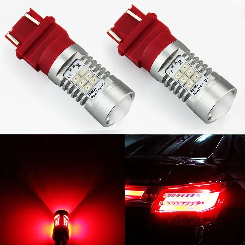 Купить лампочку стоп сигнала. Лампа стоп сигнала p21w Red led. W16w led Red стоп сигнал. Диодные лампы w21w5 габарит плюс стоп. Лампа стоп сигнала Газель p21w светодиодная.