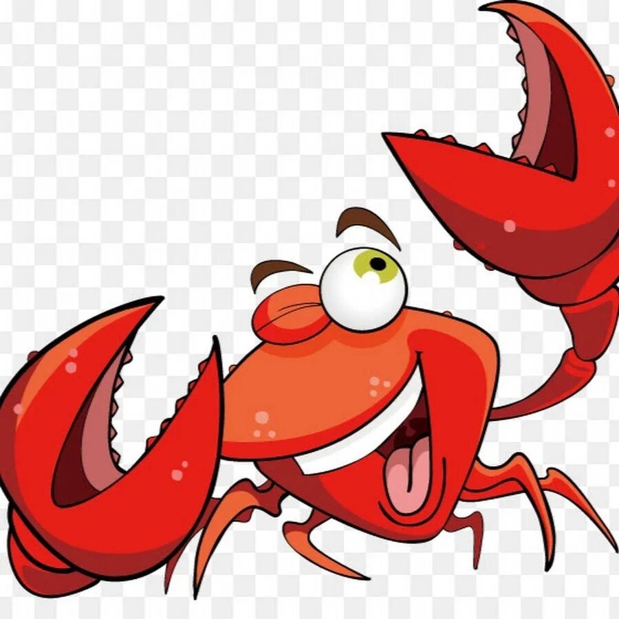 удивленный рак