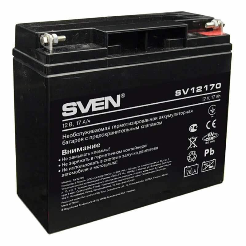 Battery 17 12. Батарея Sven SV 12170. Батарея Sven sv17-12/sv12170. Батарея ИБП Sven sv12170. Батарея Sven 12v17ah.