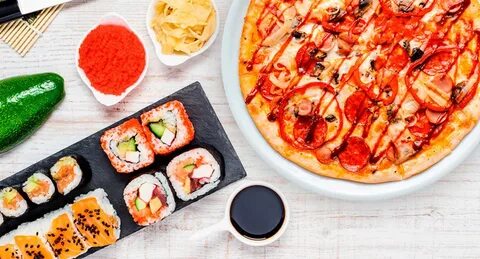 Какая пицца и роллы